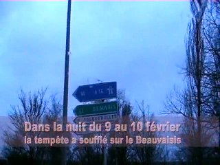 La tempête sur le Beauvaisis du 9 au 10 février 2009