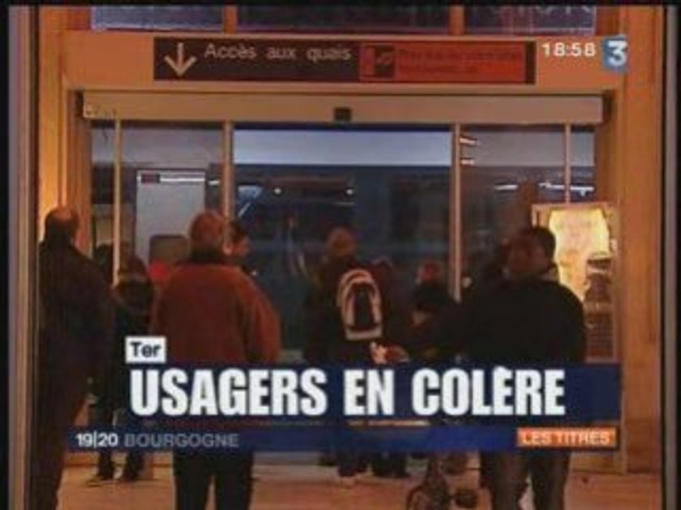 Journal Télévisé du 09/02/2009 sur les TER