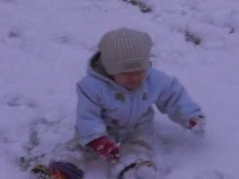 Esteban et Julian PEREZ dans la neige 02/02/2009