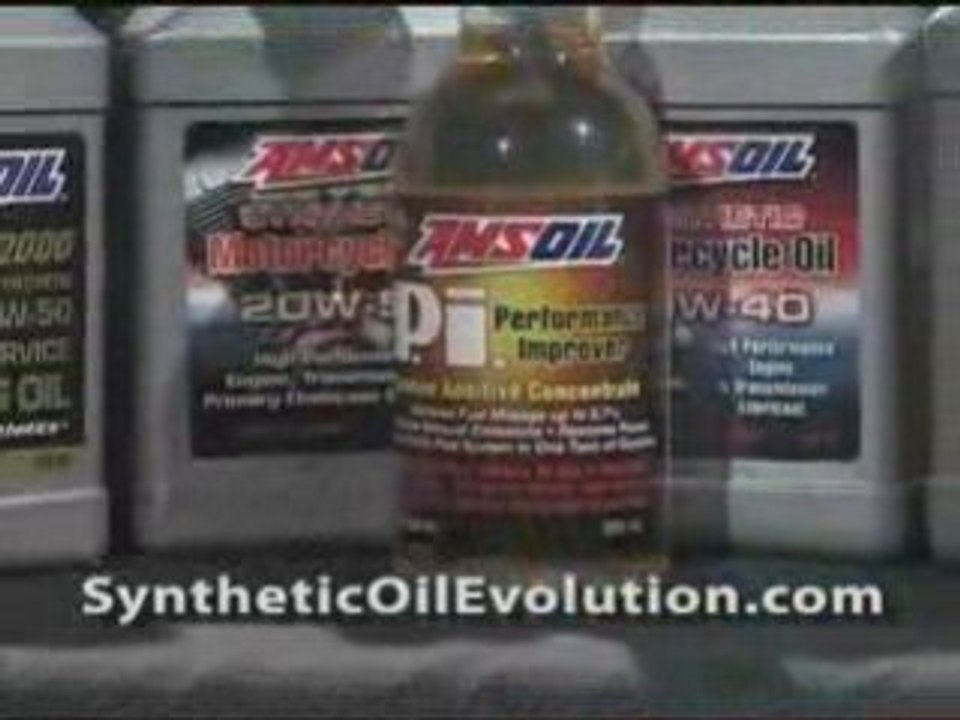 Amsoil Synthetic Motor Oil, Extended Drain Intervals,