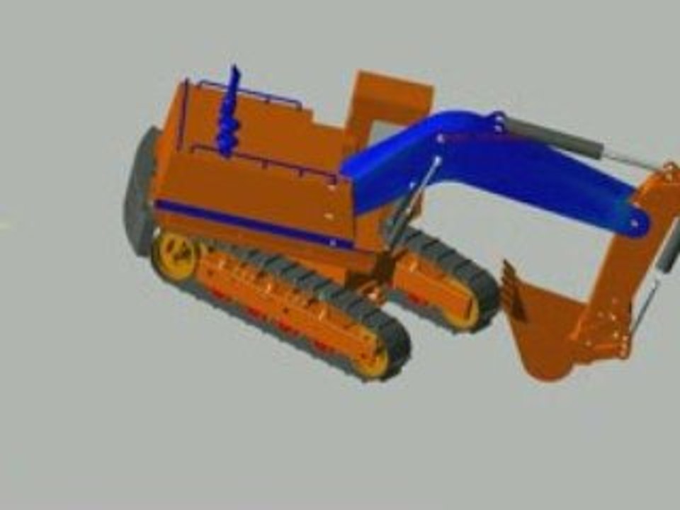 RecurDyn Simulation of Excavator