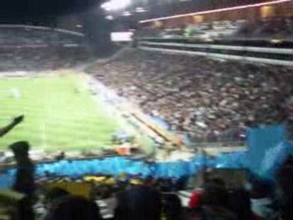 OM Bordeaux Entré des Joueurs Tifos Virage Depe