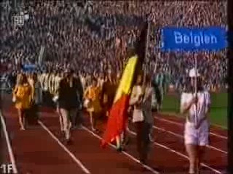 Munich Olympics 1972 Parade of Nations (Part 1)
