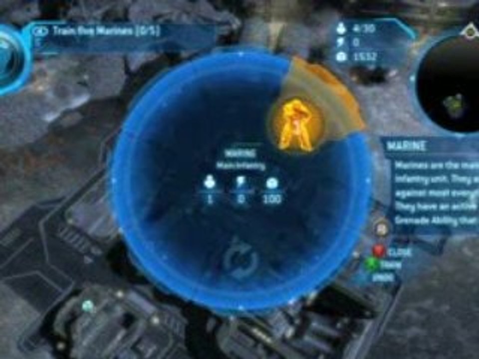 Halo Wars Demo Tutorial Gameplay