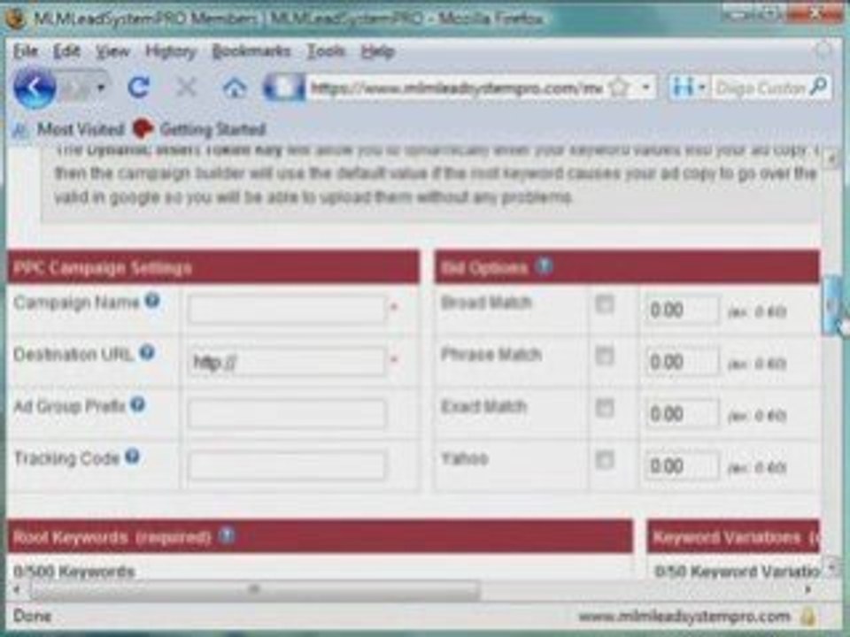 MLMLeadSystemPro Demo