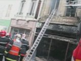 Clermont, incendie en centre-ville