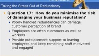 Staff After Redundancy - Receive Free Video Now!