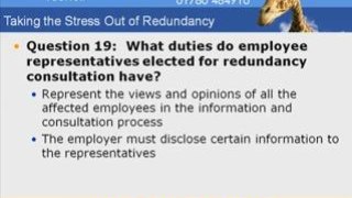 The Redundancy Process - Receive Complimentary Video Series!