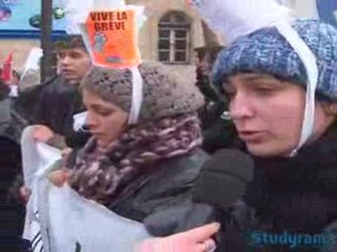 Manifestation des enseignants chercheurs & des étudiants