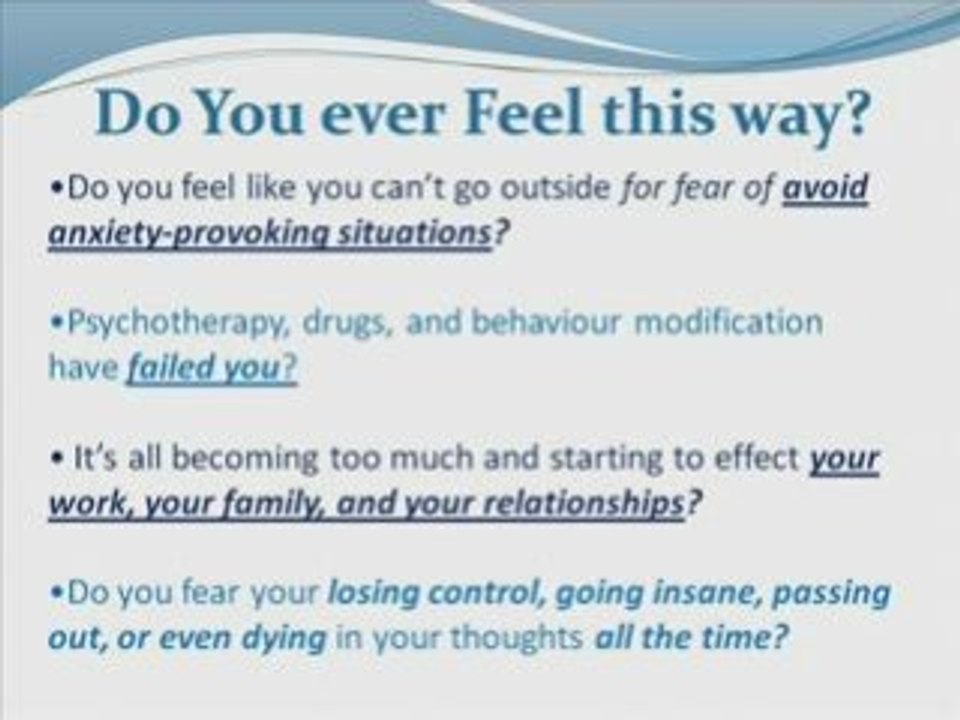 Ptsd And Fast Phobia Relief Self-Help Audio Program.
