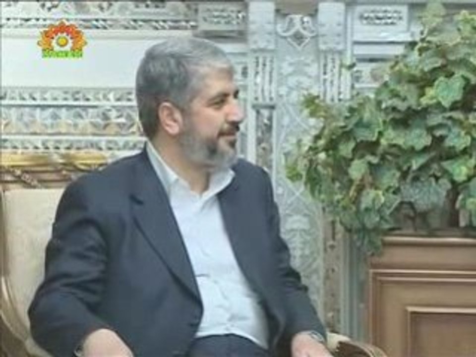 Mahmoud Ahmadinejad  rencontre Khaled Mechaal