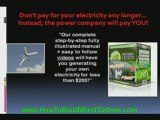Build Your Own Wind Power Turbine System Lower Electric Bill
