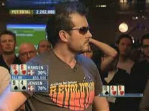 Poker EPT 4 Copenhagen Hansen vs Jensen