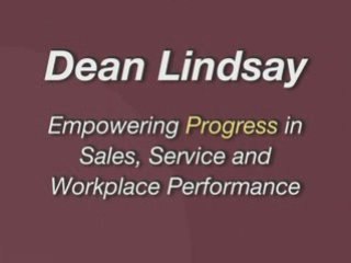 Funny Leadership Keynote Speaker Video DEAN LINDSAY Progress