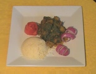 Recette indienne Aloo Palak