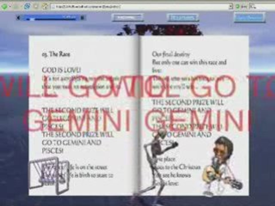 ORIGINAL SONG THE RACE by MARVIN D