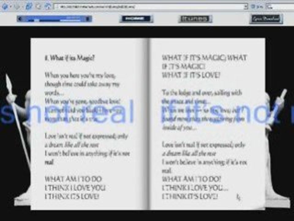 ORIGINAL SONG WHAT IF ITS MAGIC by MARVIN D