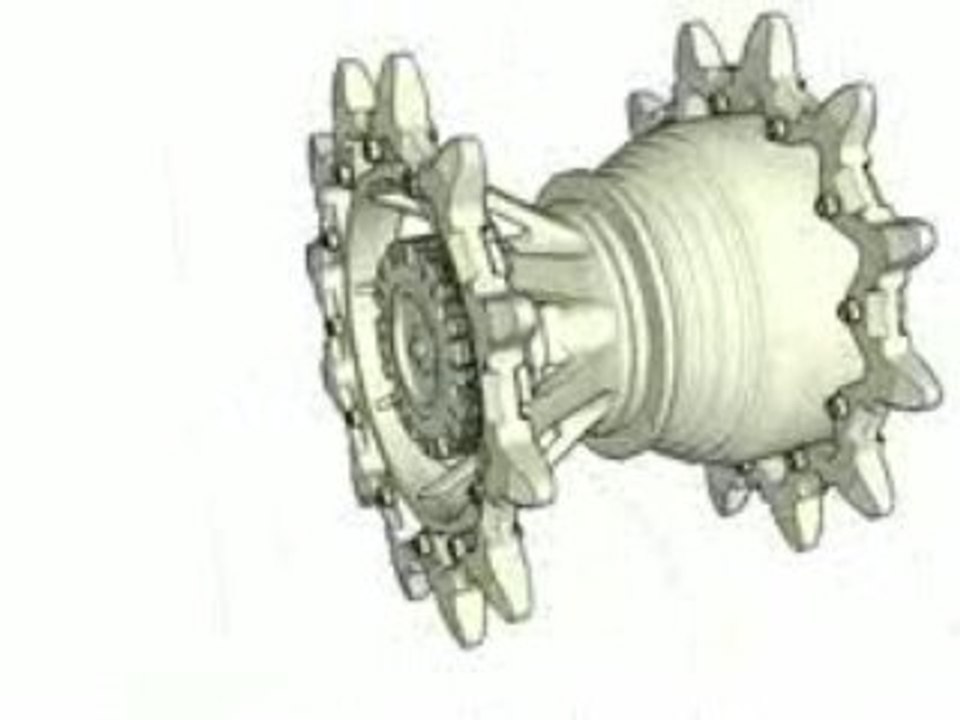 barbotin char leclerc : réalisation 3D
