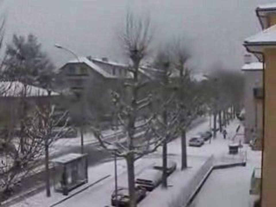 Neige à Annecy