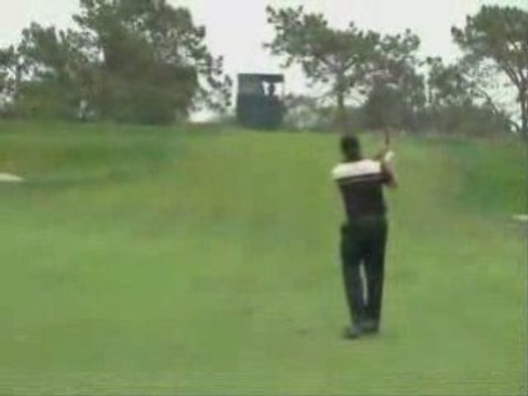 Phil Mickelson au 13 à l' US Open Torrey Pines fév09
