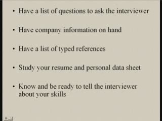 Preparing to ace the interview, pt. 2