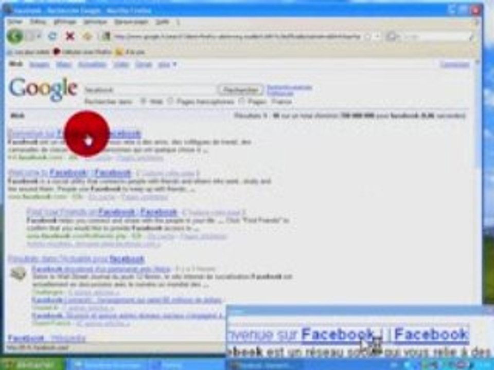 Test Safari sur Facebook contre Firefox