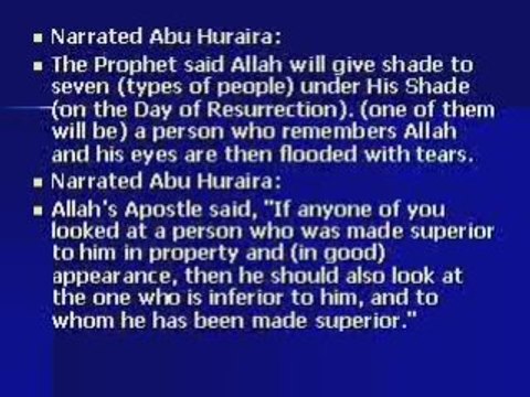 Heart Tendering Hadiths-3