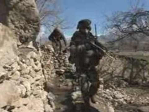 Soutien armee francaise a l'armee afghane