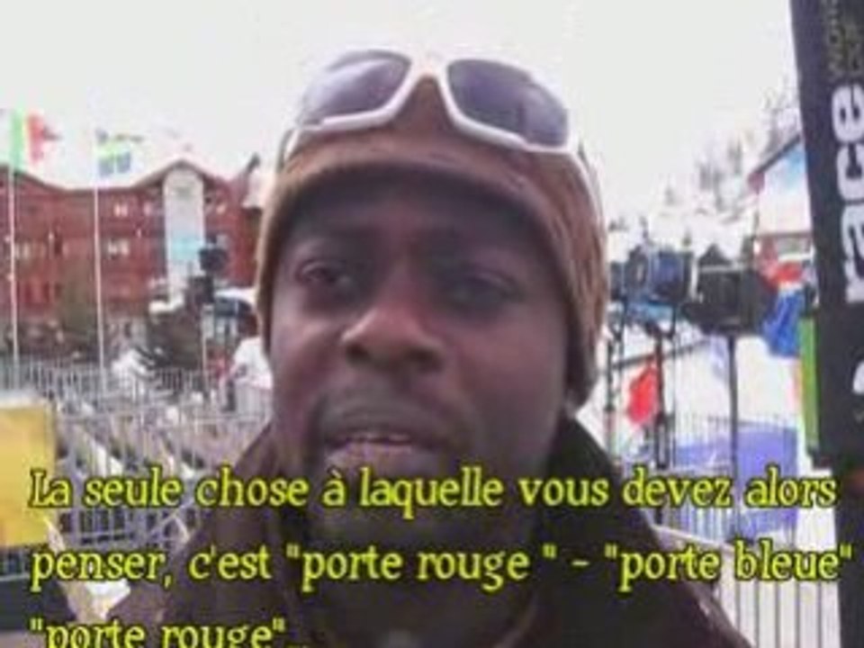 Un Ghanéen aux championnats du monde de ski de Val d'Isère