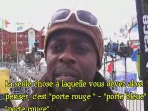 Un Ghanéen aux championnats du monde de ski de Val d'Isère