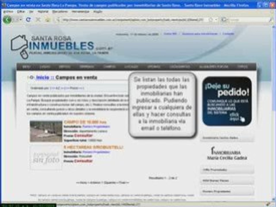 Campos en La Pampa. Venta de campos en La Pampa.