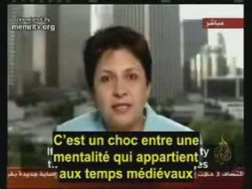 Une Journaliste Arabe très Courageuse