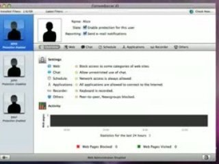 Intego ContentBarrier X5, parental control for Mac 1/2