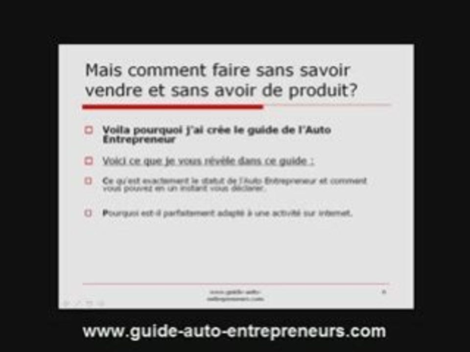 auto entrepreneur