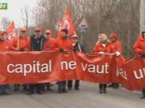 Actu24 - Auvelais - Manifestation FGTB