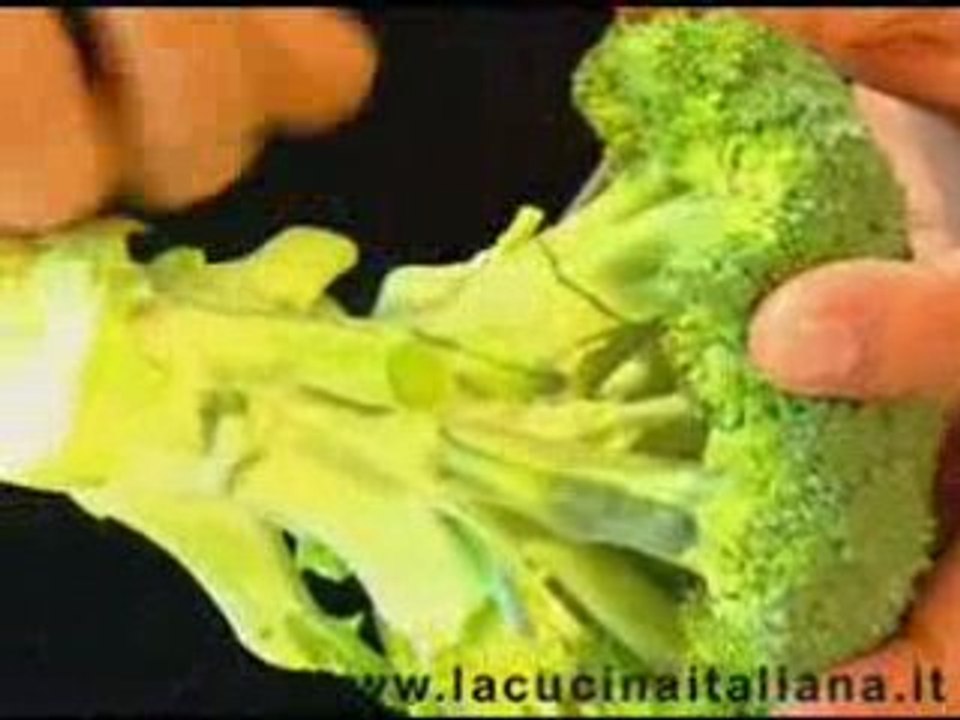 Pulire i broccoli