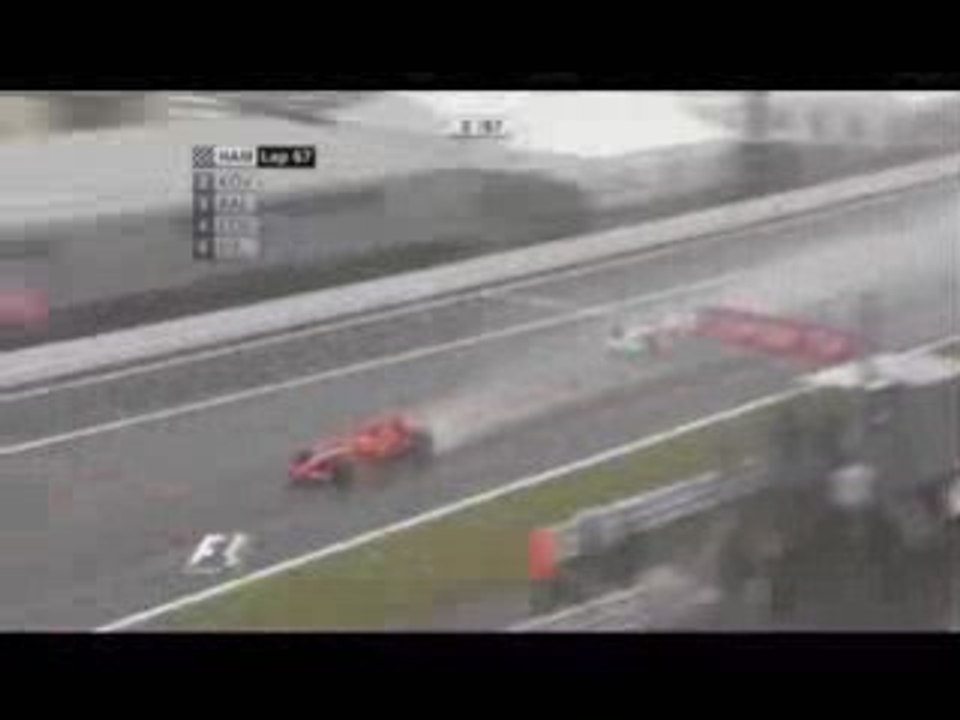 F1 (Felipe Massa f2007)  vs Kubica (BMW) - GP Japon
