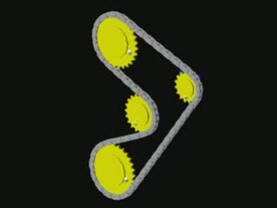 RecurDyn Simulation of Chain and Sprockets