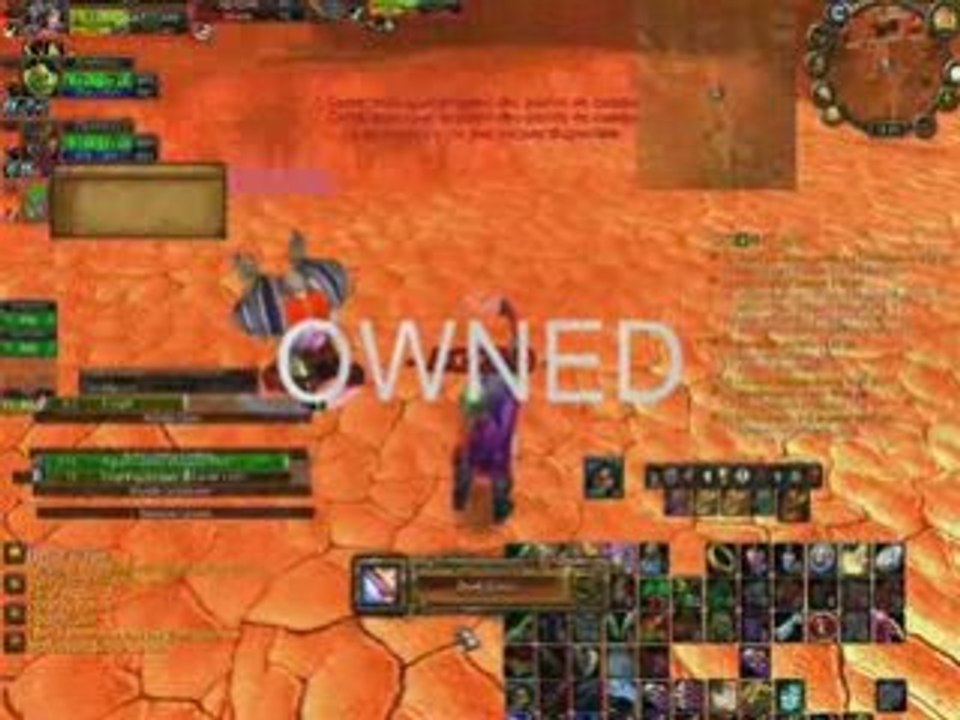 Voleur Down Guerrier en duel