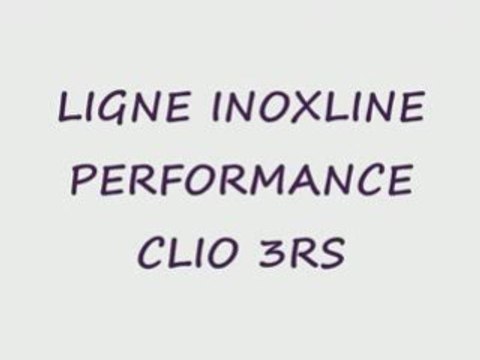 inoxline clio 3rs