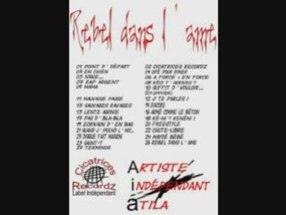 Cicatrices recordz-Aia-Point d'départ