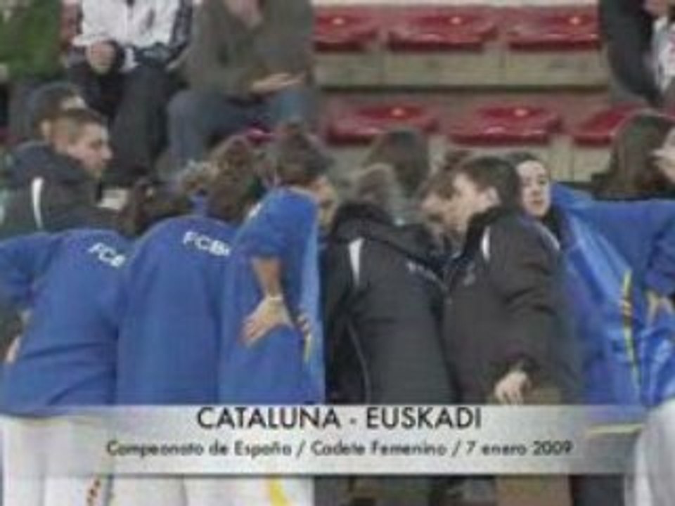 Caceres09/Cadete Fem/ Cataluña-Euskadi 7-1-09