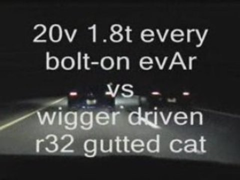 Golf r32 vs golf iv vr6 24v vs golf 1 8t 20v