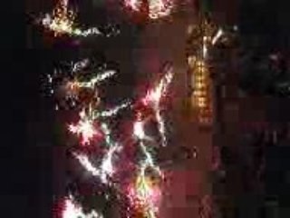 feu d'artifice  le 14 juillet 2008 a marseille