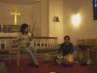 Chinese erhu with india drum Tabla 二胡_印度鼓