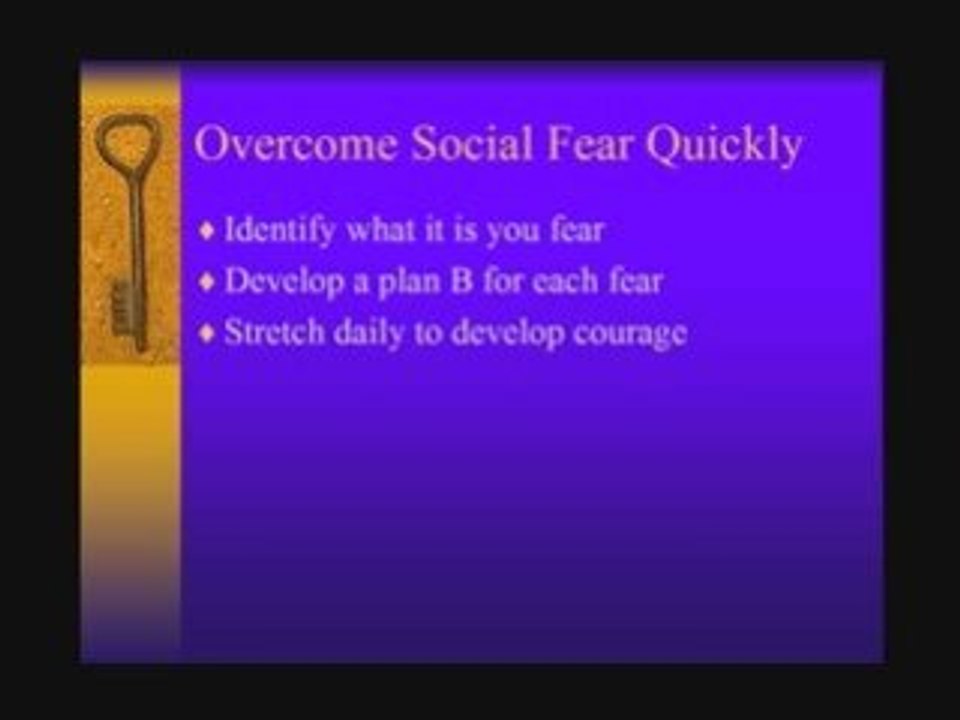 Overcome Social Fear