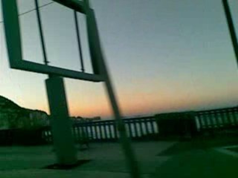 Alger algerie route la point couché de soleil 01