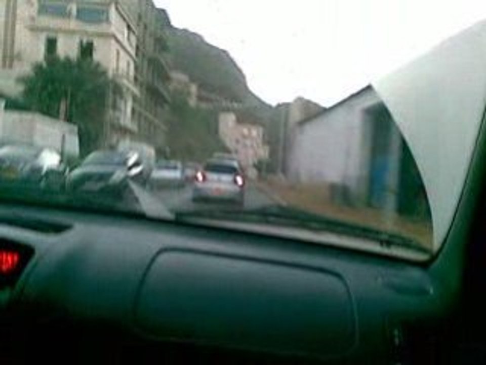 Alger algerie route la point couché de soleil 02