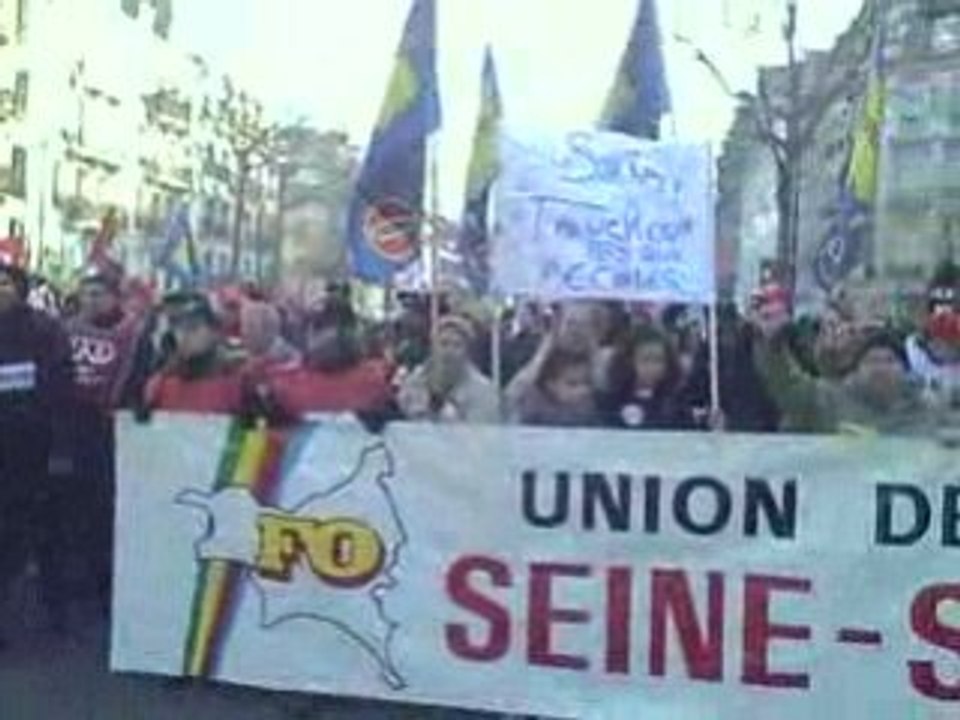 FO, manif à Paris le 29 janvier