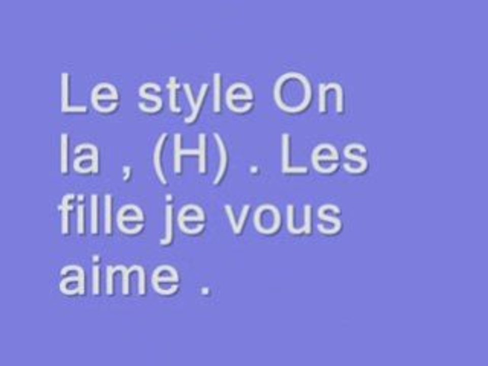Les filles (L)